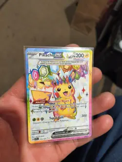 Pokemon TCG Surging Sparks Pikachu EX 219/191 Full Art Ultra Rare NM - Image 2