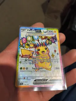 Pokemon TCG Surging Sparks Pikachu EX 219/191 Full Art Ultra Rare NM - Image 4