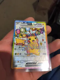Pokemon TCG Surging Sparks Pikachu EX 219/191 Full Art Ultra Rare NM - Image 5