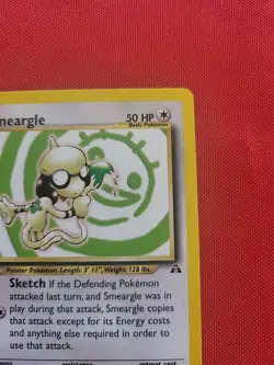 Pokemon: Smeargle #30/75 Neo Discovery Rare Non-holo 2001 Vintage - LP - I20 - Image 5