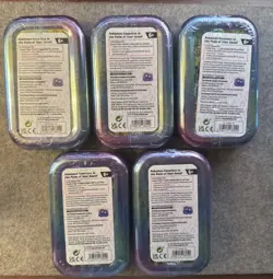 Pokemon TCG Prismatic Evolutions Mini Tins - Lot Of 5 Factory Sealed Tins - Image 2