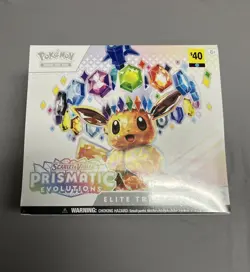 Pokemon TCG Prismatic Evolutions Elite Trainer Box ETB Brand New Factory Sealed - Image 1