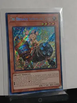 Yugioh Tri-Brigade Springans Kitt BPRO-EN025 Secret Rare Burst Protocol NM - Image 1