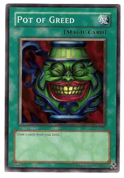 YUGIOH - POT OF GREED - TOURNAMENT PACK 3 - COMMUNE - NEAR MINT - TP3-014 - Image 1
