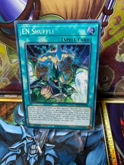 Yu-Gi-Oh! EN Shuffle BLCR-EN008 Secret Rare 1st Edition English NM - Image 1