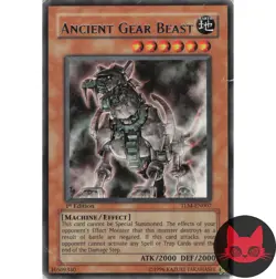 Yugioh Ancient Gear Beast TLM-EN007 Rare 1st Edition MP - Image 1