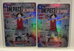 One Piece Monkey.D.Luffy US College Basketball Promo Card SEALED - Image 1