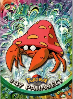 Parasect - #47 Green Logo Series 1 (Topps) Pokemon Card - Image 1