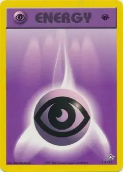 Psychic Energy 110/111 1st Edition Neo Genesis Pokemon Card - Image 1