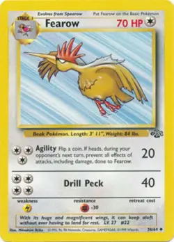 Jungle Set 1999 Vintage Pokemon Cards - Commons Uncommons Pikachu Pick From List - Image 5
