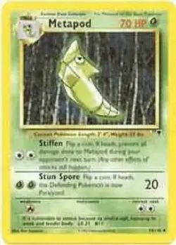 Metapod 54/110 Legendary Collection Pokemon Card - Image 1
