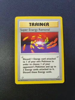 Super Energy Removal 79/102 SHADOWLESS Base Set Rare 1999 Pokemon Card - Image 1