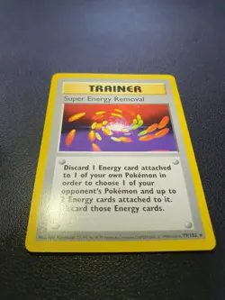 Super Energy Removal 79/102 SHADOWLESS Base Set Rare 1999 Pokemon Card - Image 5