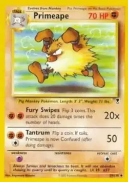 Primeape 59/110 Legendary Collection Pokemon Card - Image 1