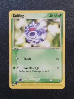 Koffing 54/109 Ex Ruby & Sapphire Pokemon Card - Image 1