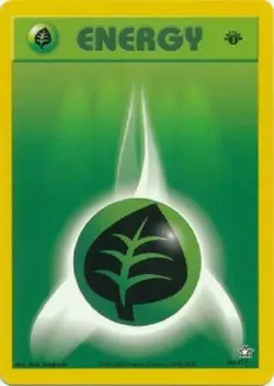 Grass Energy 108/111 1st Edition Neo Genesis Pokemon Card - Image 1