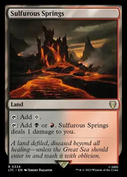 Magic The Gathering MTG SULFUROUS SPRINGS The Lord of the Rings NM Near Mint - Image 1