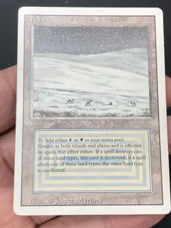 ***Tundra (Scratches)*** MTG Revised Magic Kid Icarus - Image 3