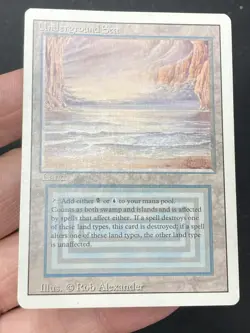 ***Underground Sea (Indent)*** MTG Revised Magic Kid Icarus - Image 3