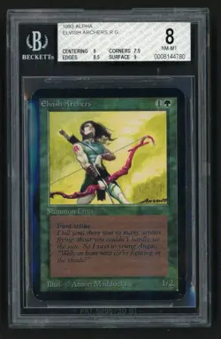 ***BGS 8 Alpha Elvish Archers*** MTG Alpha Magic Kid Icarus - Image 1