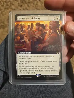 Renewed Solidarity (Extended Art) Commander: Aetherdrift Regular - Image 1