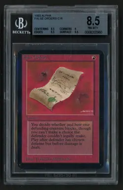 ***BGS 8.5 Alpha False Orders*** MTG Alpha Magic Kid Icarus - Image 1