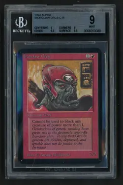 ***BGS 9 Alpha Ironclaw Orcs*** MTG Alpha Magic Kid Icarus - Image 1