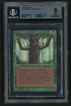 ***BGS 9 Alpha Ironroot Treefolk*** MTG Alpha Magic Kid Icarus - Image 1
