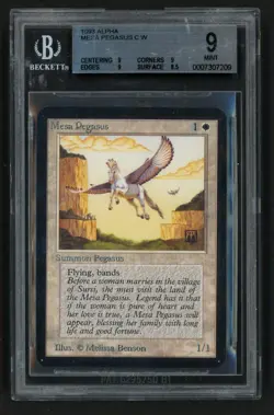 ***BGS 9 Alpha Mesa Pegasus*** MTG Alpha Magic Kid Icarus - Image 1