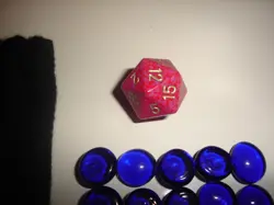 MTG Magic The Gathering Revised Counter Bag with Counters + one 20-sided dice - Image 3