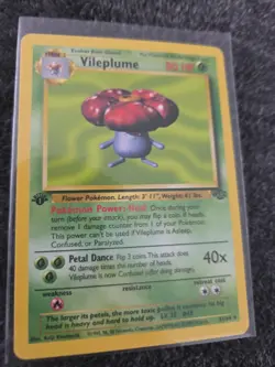 Pokemon TCG - Vileplume 31/64 Jungle Non Holo - 1st Edition - Image 1