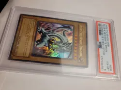 Yu-Gi-Oh! Blue-Eyes White Dragon LOB-001 1ST EDITION GLOSSY - NA ENGLISH - PSA 6 - Image 2