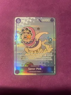 One Piece TCG Senor Pink OP10-067 Rare Alternative Art Royal Blood English NM - Image 1