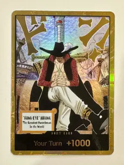 One Piece Op14 Dracule Mihawk Gold Don The Azure Sea’s Seven - Image 1
