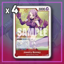 Jewelry Bonney ST21-004 Gear 5 EX ONE PIECE TCG x4 - Image 1