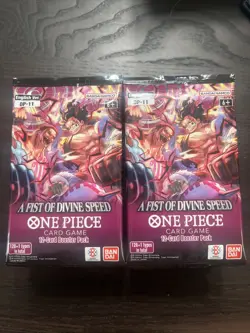 One Piece OP-11 A Fist of Divine Speed Booster No Box 24 Packs Read Descri - Image 2