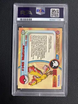 PSA 9 Moltres Foil #146 Topps TV 2000 Animation Series 3 Pokemon Card - Image 2