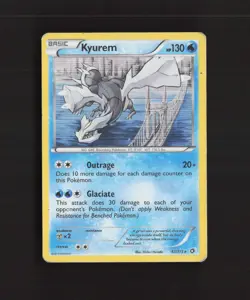 Kyurem 43/113 Legendary Treasures Holo Rare Pokemon Card DMG - Image 1