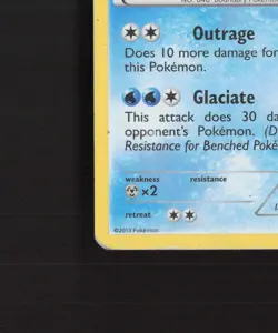 Kyurem 43/113 Legendary Treasures Holo Rare Pokemon Card DMG - Image 5