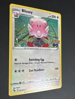 Blissey 052/078 Cosmos Holo Promo Pokemon GO Stamped Card - NM - Image 4