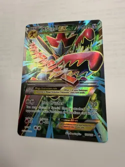 Pokemon TCG Mega-Scizor-EX Holo Full Art Ultra Rare Card Breakpoint 120/122 LP!! - Image 3
