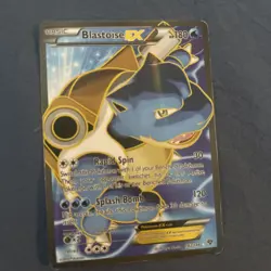 Pokemon TCG Blastoise EX XY Holo Full Art Ultra Rare Card 142/146 - Image 1