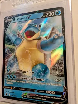 Blastoise V SWSH101 Sword & Shield Promo Full Art Holo Rare Pokemon Card - Image 2