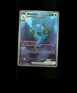 FAN-ART READ DESCRIPTION BELOW HOLO Blastoise Card Blastoise Pokemon Card p1 - Image 1