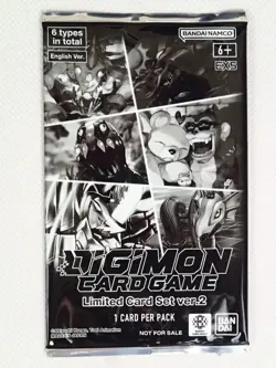 Digimon CCG TCG Limited Card Set Ver. 2 Pack ENGLISH SEALED - Image 1