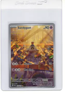 Sandygast 214/193 Illustration Rare Paldea Evolved Pokemon Card NM - Image 1