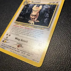 Noctowl 42/111 Neo Genesis Pokemon Card Mint Condition Wotc TCG - Image 3