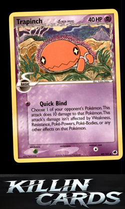 Trapinch - 069/101 (Delta Species) 69/101 Pokemon Common Dragon Frontiers Card L - Image 1