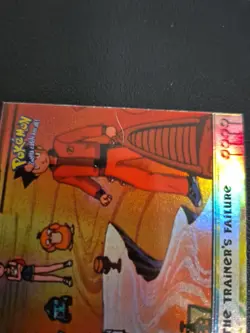 The Trainer's Failure #22 Foil Topps Vintage Pokemon Card - Image 2