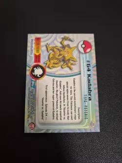 Kadabra #64 Blue Back Topps Vintage Pokemon Card - Image 2